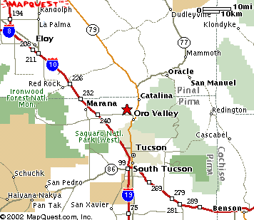 Get a more detailed map to Vistoso Golf Club in Tucson